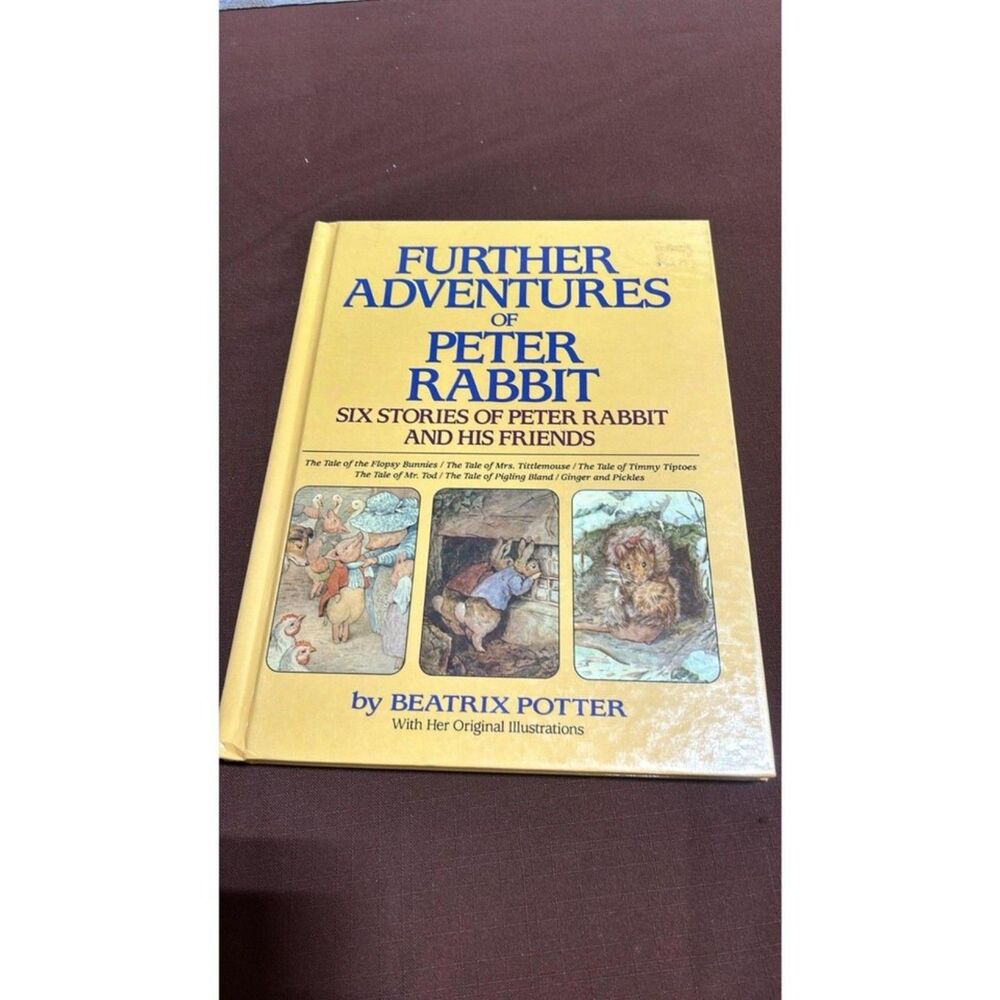 Further Adventures Of Peter Rabbit  By Beatrix Potter 1989 Hardcover